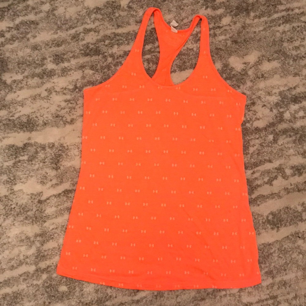 Orange Under Armour Women’s Workout Tank